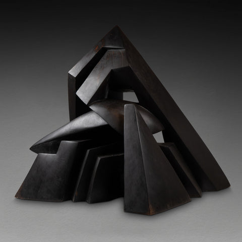 Parvine CURIE (1936) Grande Giza (1988) Direct carving on patinated solid single-block Iroko.