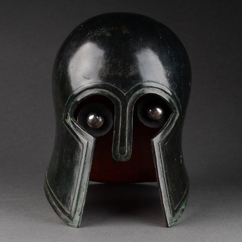 Edouard PASTOR (1908-?) Spartan or Argonaut warrior helmet.