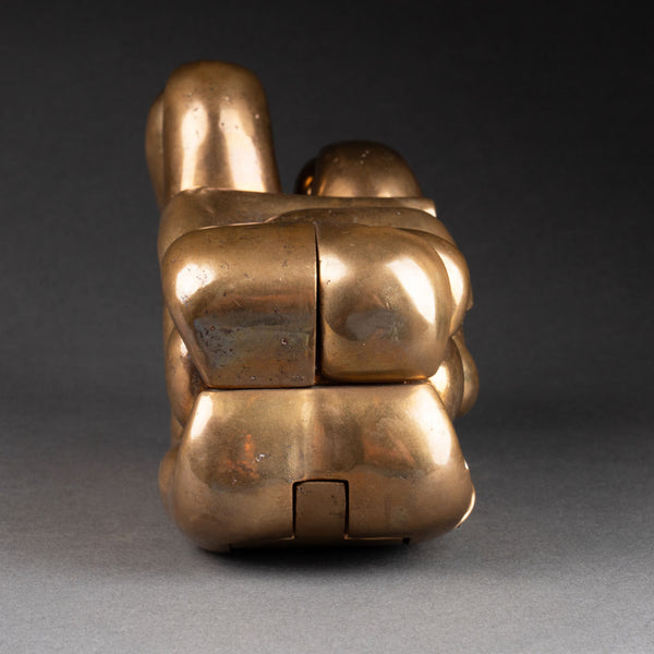 Miguel BERROCAL (1933-2006) 'Maria de la O' Sculpture puzzle en bronze poli.