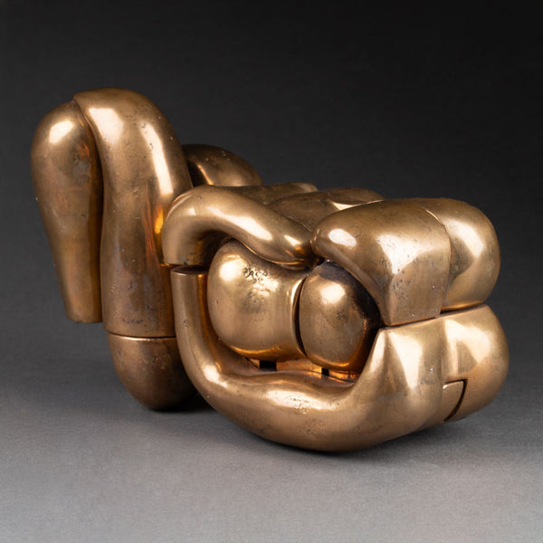 Miguel BERROCAL (1933-2006) 'Maria de la O' Sculpture puzzle en bronze poli.