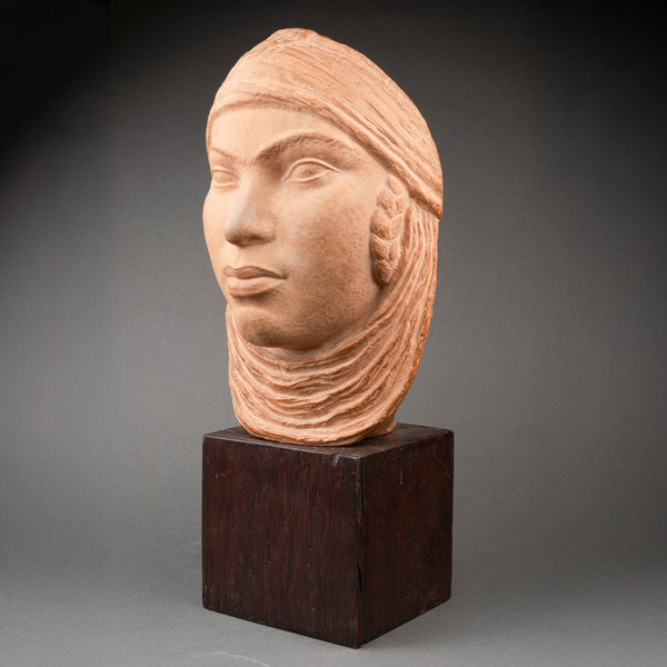 Lucien GIBERT (1904-1988) Head of an Oriental Woman Terracotta Proof