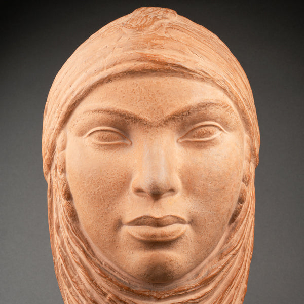 Lucien GIBERT (1904-1988) Head of an Oriental Woman Terracotta Proof