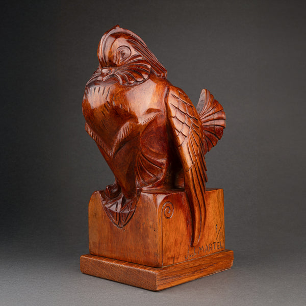 Joël and Jan MARTEL - Javanese Duck - Exceptional direct size on wood, 1917.