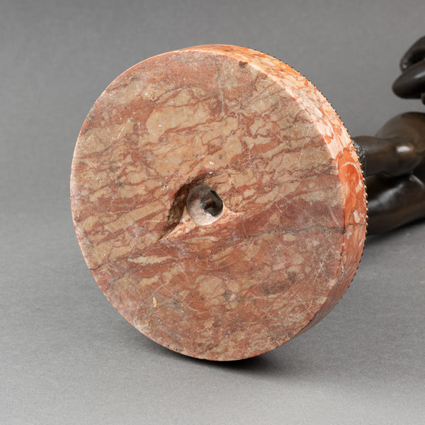 Gustave Frédéric MICHEL (1851-1924) "La Fortune' Bronze patiné fin XIXème.