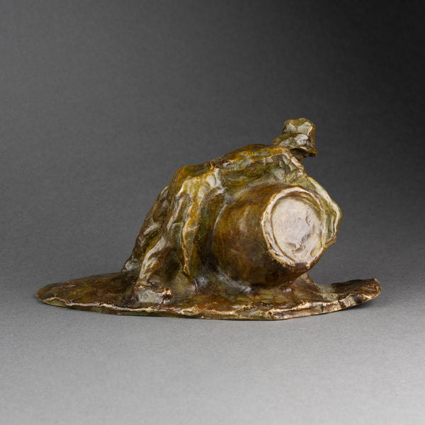 Amadéo GENNARELLI (1881-1943) Rare ensemble de 4 paysans en bronze, vers 1930.