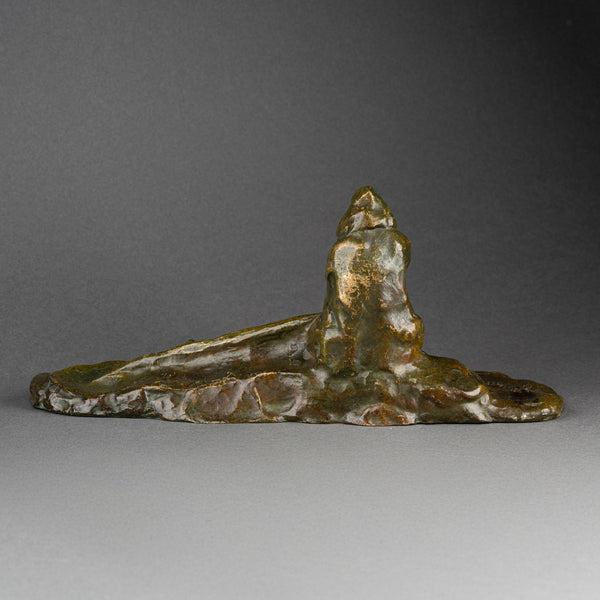 Amadéo GENNARELLI (1881-1943) Rare ensemble de 4 paysans en bronze, vers 1930.