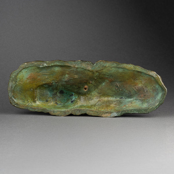 Amadéo GENNARELLI (1881-1943) Rare ensemble de 4 paysans en bronze, vers 1930.