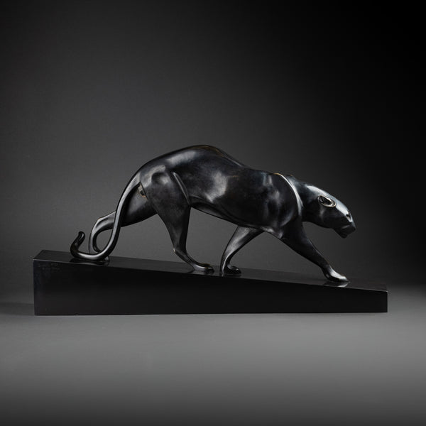 Maurice PROST (1894-1967) Panther in Motion (large model), Bronze, Susse Brothers Publishers Paris.