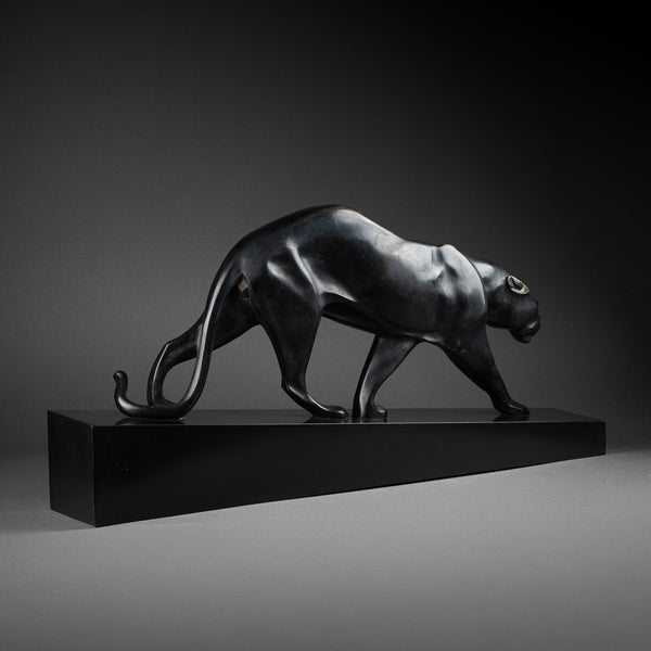 Maurice PROST (1894-1967) Panther in Motion (large model), Bronze, Susse Brothers Publishers Paris.