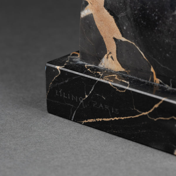 Marcel BOURRAINE Danseuse à l'éventail. Bronze Art Déco