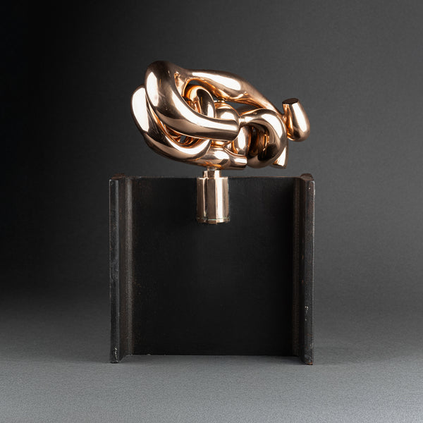 Miguel BERROCAL (1933-2006) 'The MAJA' (Work 162) Polished bronze on IPN base