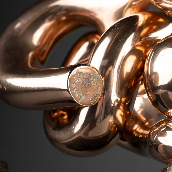 Miguel BERROCAL (1933-2006) 'The MAJA' (Work 162) Polished bronze on IPN base