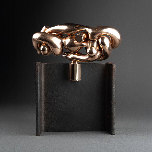 Miguel BERROCAL (1933-2006) 'The MAJA' (Work 162) Polished bronze on IPN base