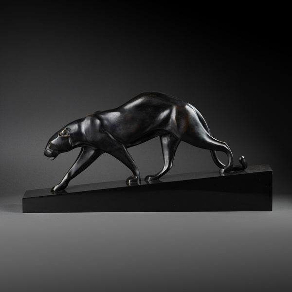 Maurice PROST (1894-1967) Panther in Motion (large model), Bronze, Susse Brothers Publishers Paris.