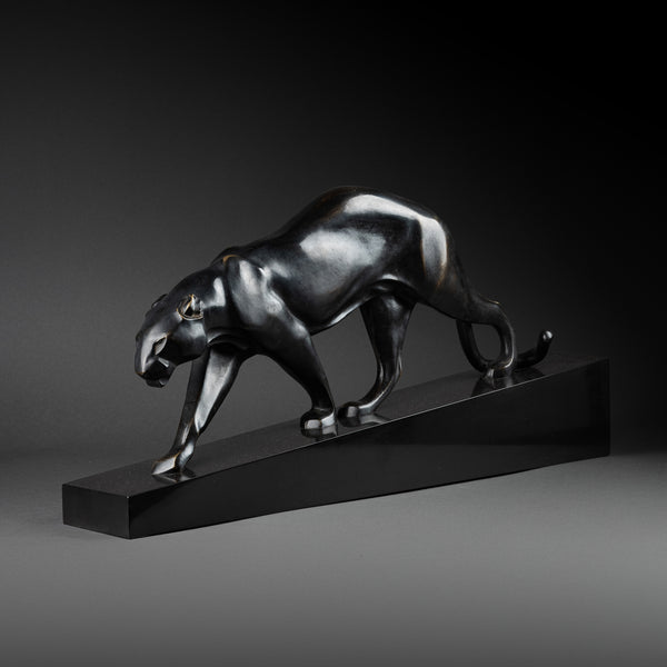 Maurice PROST (1894-1967) Panther in Motion (large model), Bronze, Susse Brothers Publishers Paris.
