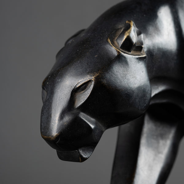 Maurice PROST (1894-1967) Panther in Motion (large model), Bronze, Susse Brothers Publishers Paris.
