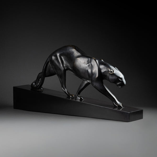 Maurice PROST (1894-1967) Panther in Motion (large model), Bronze, Susse Brothers Publishers Paris.