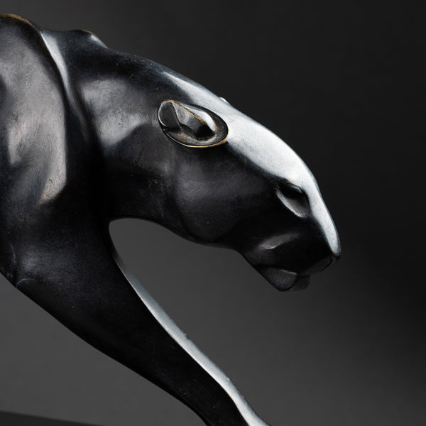 Maurice PROST (1894-1967) Panther in Motion (large model), Bronze, Susse Brothers Publishers Paris.
