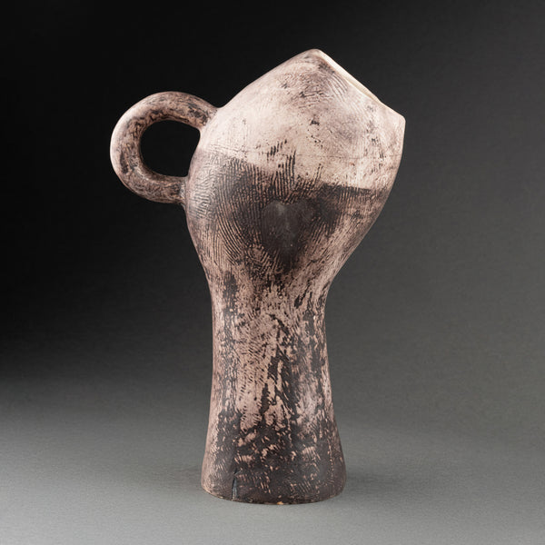 Jacques BLIN (1920-1995) Pichet en céramique émaillée, forme libre vers 1950