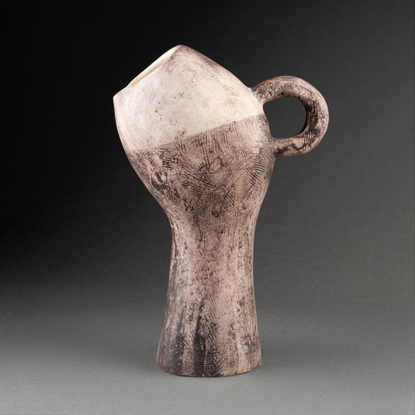 Jacques BLIN (1920-1995) Pichet en céramique émaillée, forme libre vers 1950