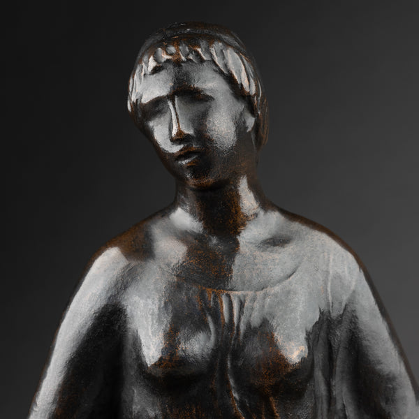 Joaquim CLARET VALLES (1879-1965) Femme et Enfant, bronze original vers 1950.