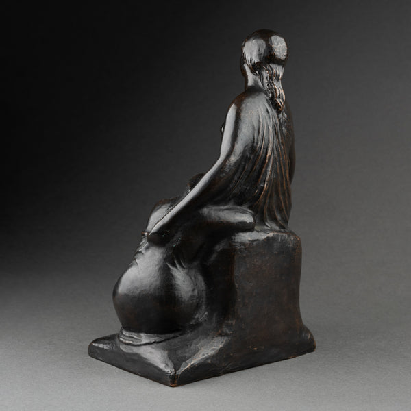 Joaquim CLARET VALLES (1879-1965) Femme et Enfant, bronze original vers 1950.
