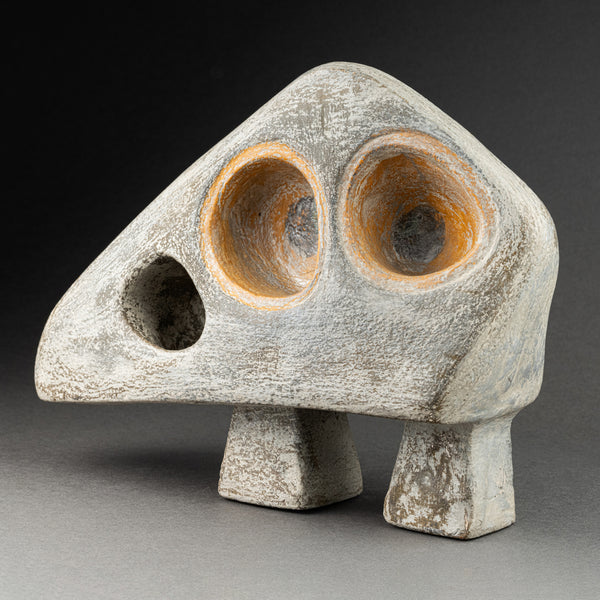 Hibou - Céramique zoomorphe monogrammée H.C. B