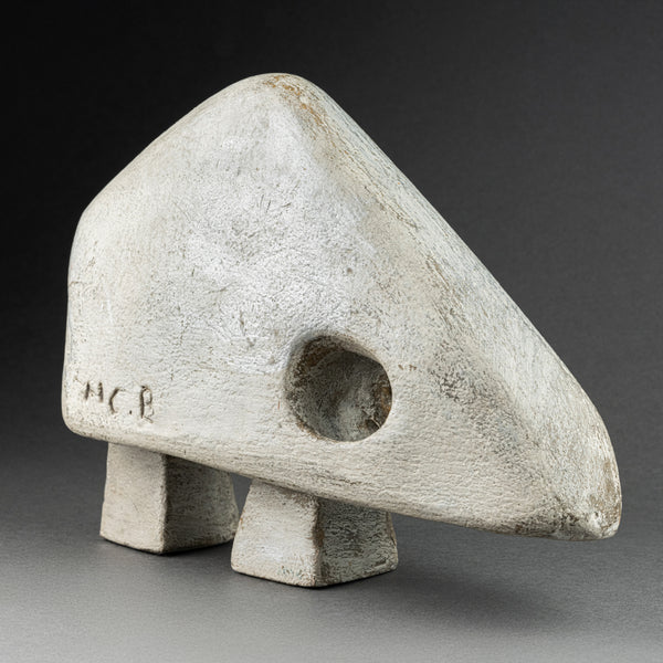 Hibou - Céramique zoomorphe monogrammée H.C. B