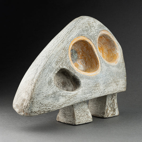 Hibou - Céramique zoomorphe monogrammée H.C. B