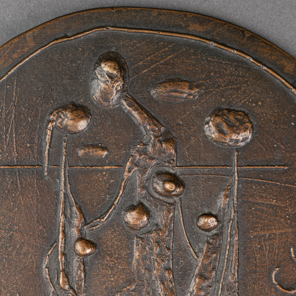 Robert COUTURIER (1905-2008) 'Les 3 grâces' Médaillon en bronze, Club Français de la Médaille