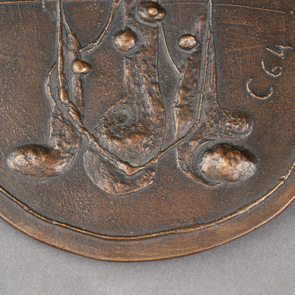 Robert COUTURIER (1905-2008) 'Les 3 grâces' Médaillon en bronze, Club Français de la Médaille
