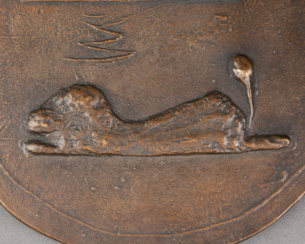Robert COUTURIER (1905-2008) 'Les 3 grâces' Médaillon en bronze, Club Français de la Médaille