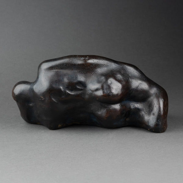 Corps entremelés - Bronze à patine noire monogrammée 'FS'