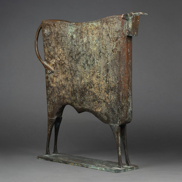Carlos MATA (1948-2008) 'Toro Prestige' (2002) Unique proof in patinated bronze