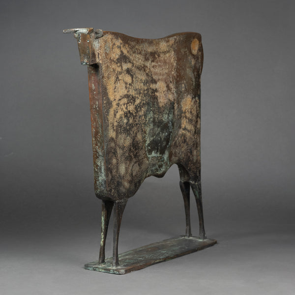 Carlos MATA (1948-2008) 'Toro Prestige' (2002) Unique proof in patinated bronze