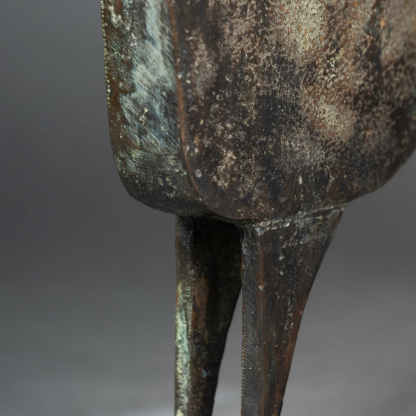 Carlos MATA (1948-2008) 'Toro Prestige' (2002) Unique proof in patinated bronze