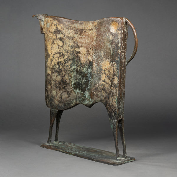 Carlos MATA (1948-2008) 'Toro Prestige' (2002) Unique proof in patinated bronze