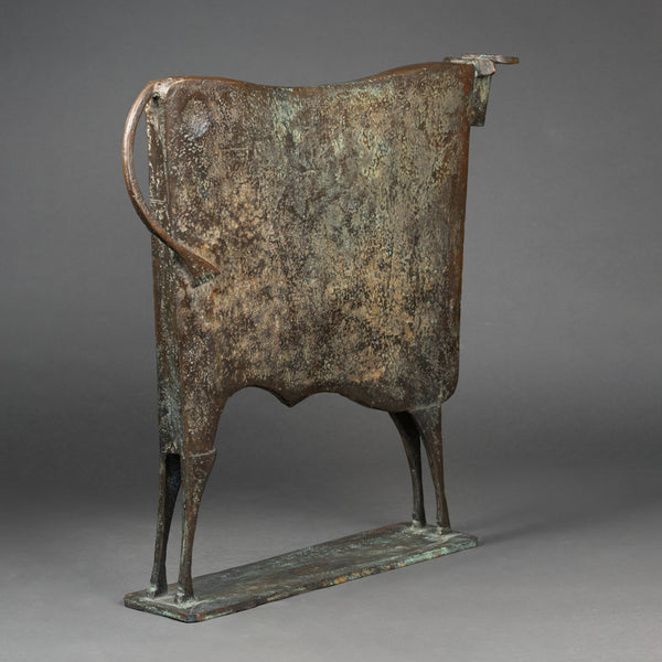 Carlos MATA (1948-2008) 'Toro Prestige' (2002) Unique proof in patinated bronze