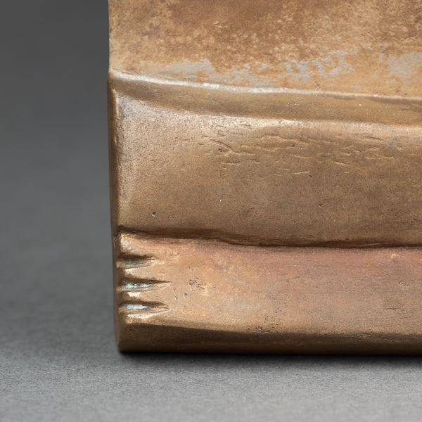 Pierre SZEKELY (1923-2001) 'Le Sculpteur' (1982) - Bronze patiné.