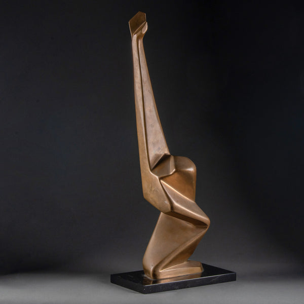 Nicolas MALINAS (1914-1985) Sculpture abstraite, Bronze, 1979.