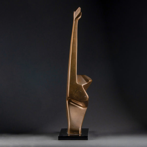 Nicolas MALINAS (1914-1985) Sculpture abstraite, Bronze, 1979.