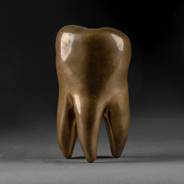 David SHRIGLEY (1968) "Brass Tooth" Bronze poli, 2010.