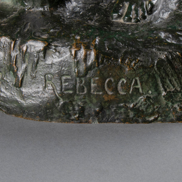 Alfred Jean FORETAY (1861-1944) 'Rebecca' - Orientalist bronze circa 1900. LAM Publisher.