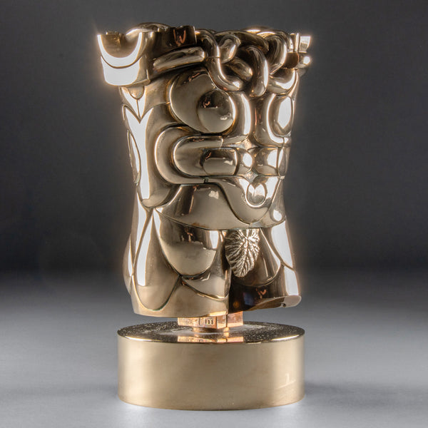 Miguel BERROCAL (1933-2006) 'GOLIATH' Opus 114 (1972) - polished bronze puzzle sculpture.