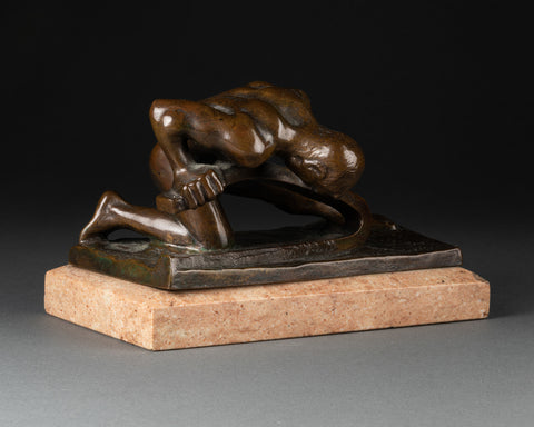Stanisław Roman LEWANDOWSKI (1859–1940), sculpteur polonais. « Barreur » - Collection's - Romain & Henri Hayat