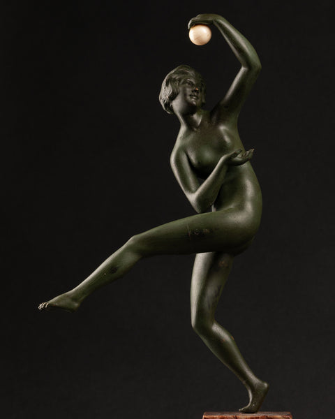 Maurice GUIRAUD RIVIERE (1881-1947) Ball dancer - Bronze Art Deco