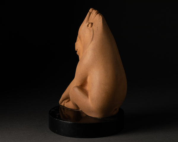 Henri PAQUET (1898-1975) Hamadryas Monkey - Terracotta - Circa 1940