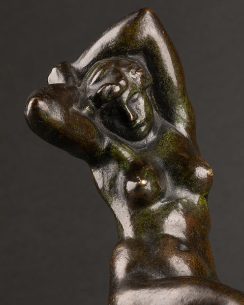 Léon-Ernest DRIVIER (1878-1951) 'La Baigneuse' - Bronze Art Déco