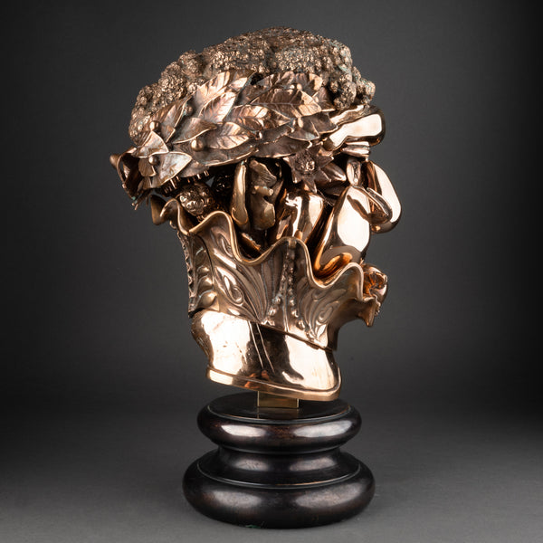Miguel BERROCAL (1933-2006) 'Amaggio Ad Arcimboldo' Opus 167 (1976-79) - polished bronze puzzle sculpture.