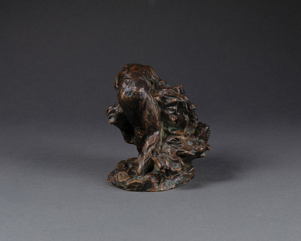 Aimé-Jules DALOU (1830-1955) - Fagot collector - Patinated bronze - Susse Frères Editor.